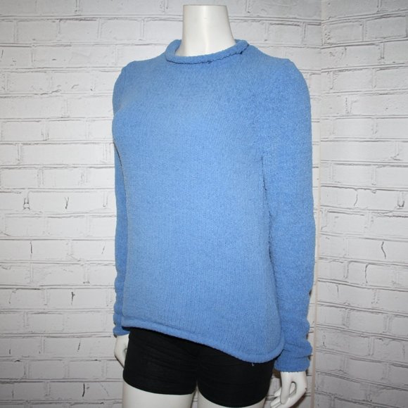 🔷🧶❄️ Basic Editions Fuzzy Sweater · Size Small - Picture 4 of 5